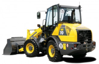 Radlader Komatsu WA 70-5 einfach mieten Tagestarif Wochentarif Monatstarif 