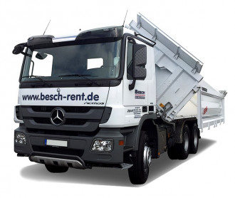 LKW-Kipper 26 tonnen MB 2641 Actros einfach mieten Tagestarif Wochentarif Monatstarif