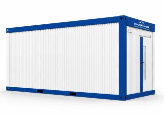 Sanitärcontainer WC/DUSCH WC Container KOMBI Bau 20ft - alle Funktionen für Baustellen und Veranstaltungen