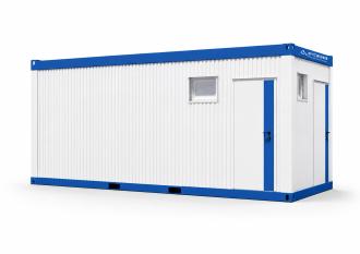 WC-Container Herren mit sep. WC und Flur - Sanitärcontainer als flexible  All-in-One Lösung  für jede Baustelle
