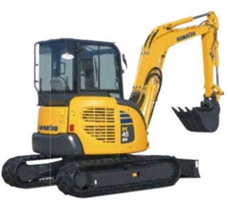 Komatsu PC 45 MR Kurzheckbagger einfach mieten Tagestarif Wochentarif Monatstarif Eberswalde