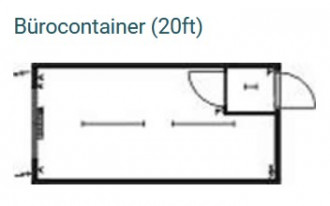 Bürocontainer (20ft)