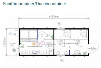 Sanitärcontainer/Duschcontainer