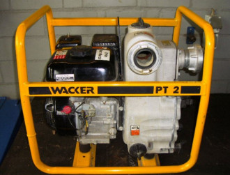 Benzin Motorpumpe Schmutzwasser Wacker 