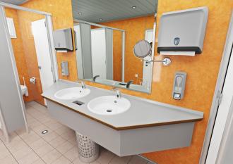PREMIUM LINE WC DAMEN Sanitärcontainer
