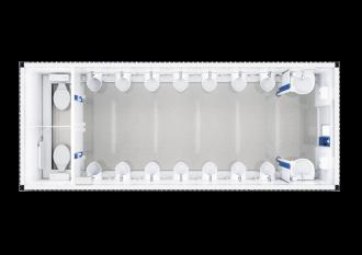BASIC LINE WC HERREN Pissoirs Urinal Container