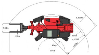 Teleskopstapler 14 m Manitou MT 1335