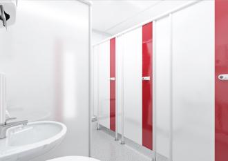 BASIC LINE PLUS WC D/H Toiletten Container Damen und Herren