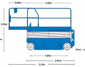 Elektro Scherenbühne 12m AH