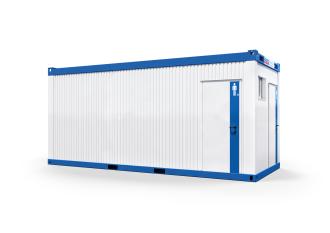 Dusch-Container mit 5 Duschen und Flur Sanitärcontainer 