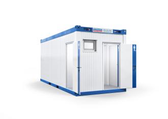 Dusch-Container mit 5 Duschen und Flur Sanitärcontainer