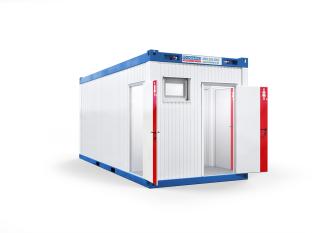 WC-Container Damen mit Flur Sanitärcontainer