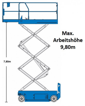 Elektro Scheren Hebebühne 10m Genie GS-2646 