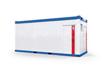 Sanitärcontainer WC-Container D/H mit Flur/Miniküche 
