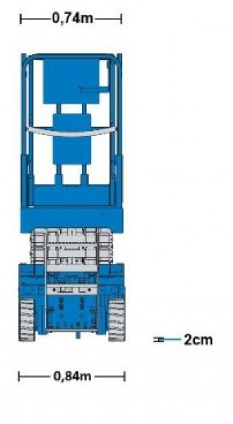 Elektro Scherenbühne 8m Genie GS-1932