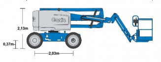 Gelenkteleskopbühne 16m Allrad Genie Z45/25J RT